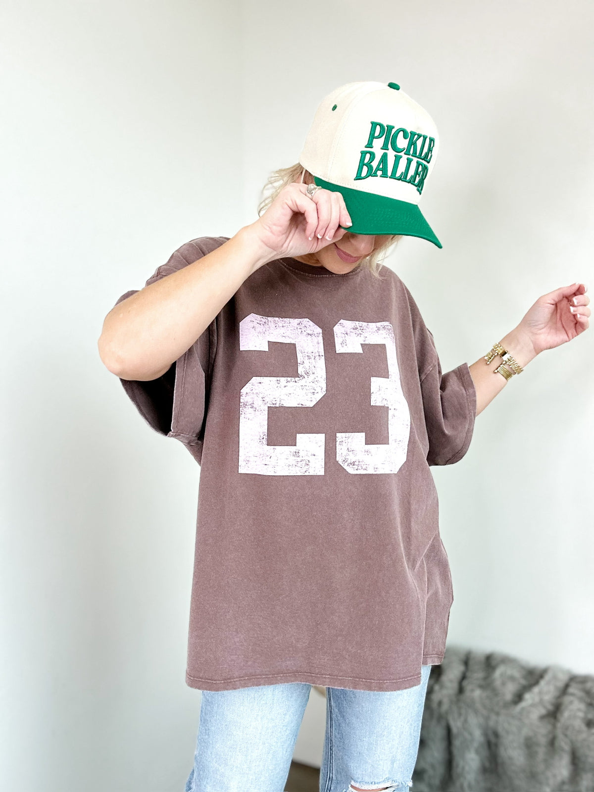 Coco Number Oversized Graphic Tee