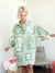 Bree Print Shirt Dress Green