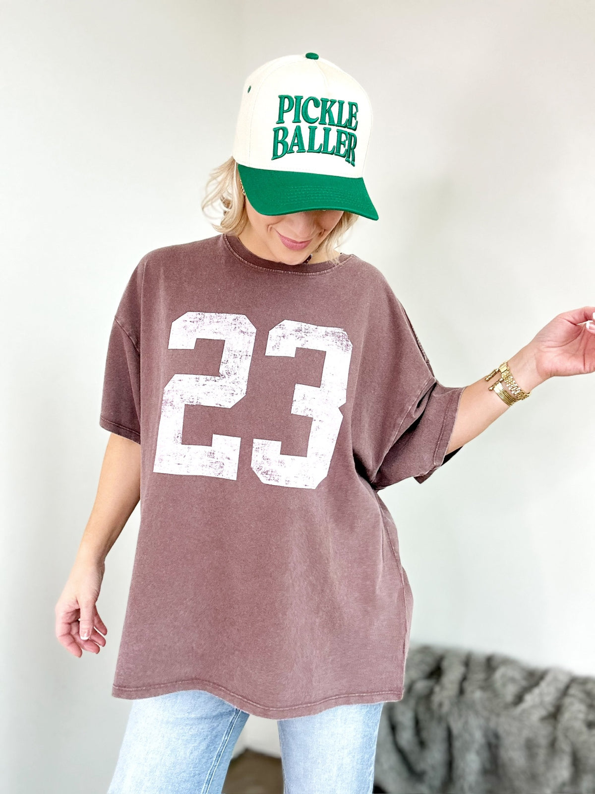 Coco Number Oversized Graphic Tee