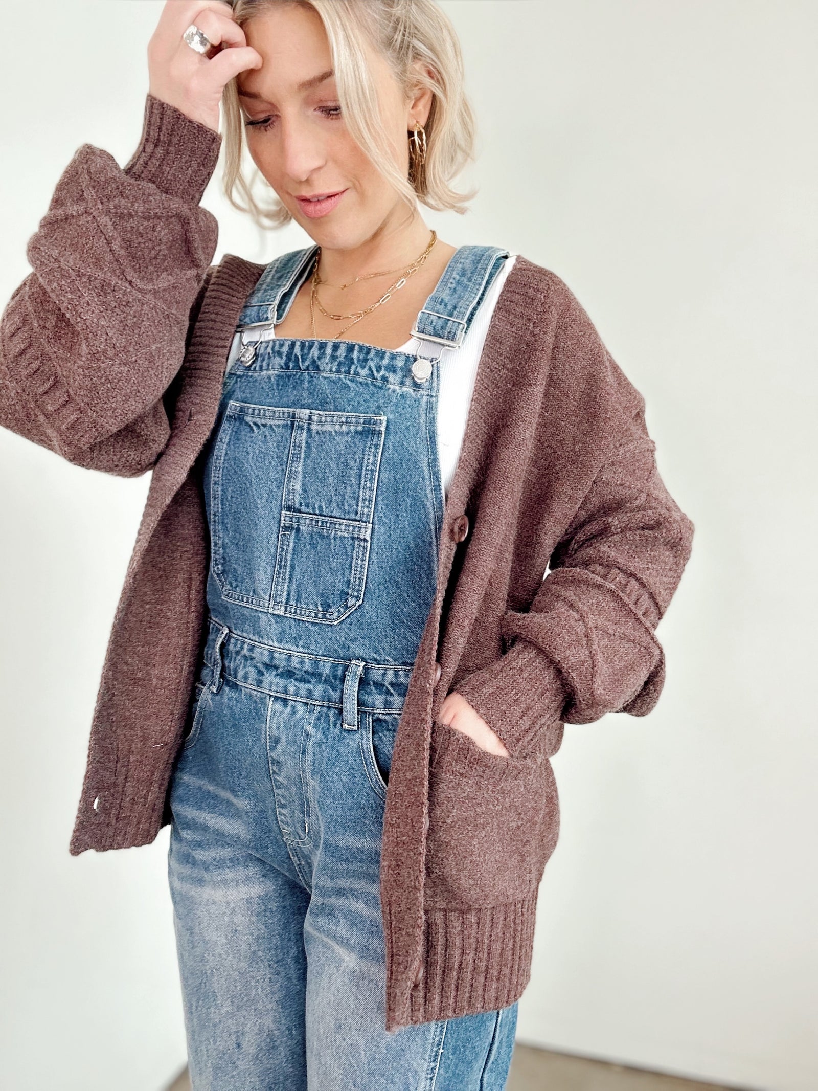 Haven Knit Cardigan Mocha