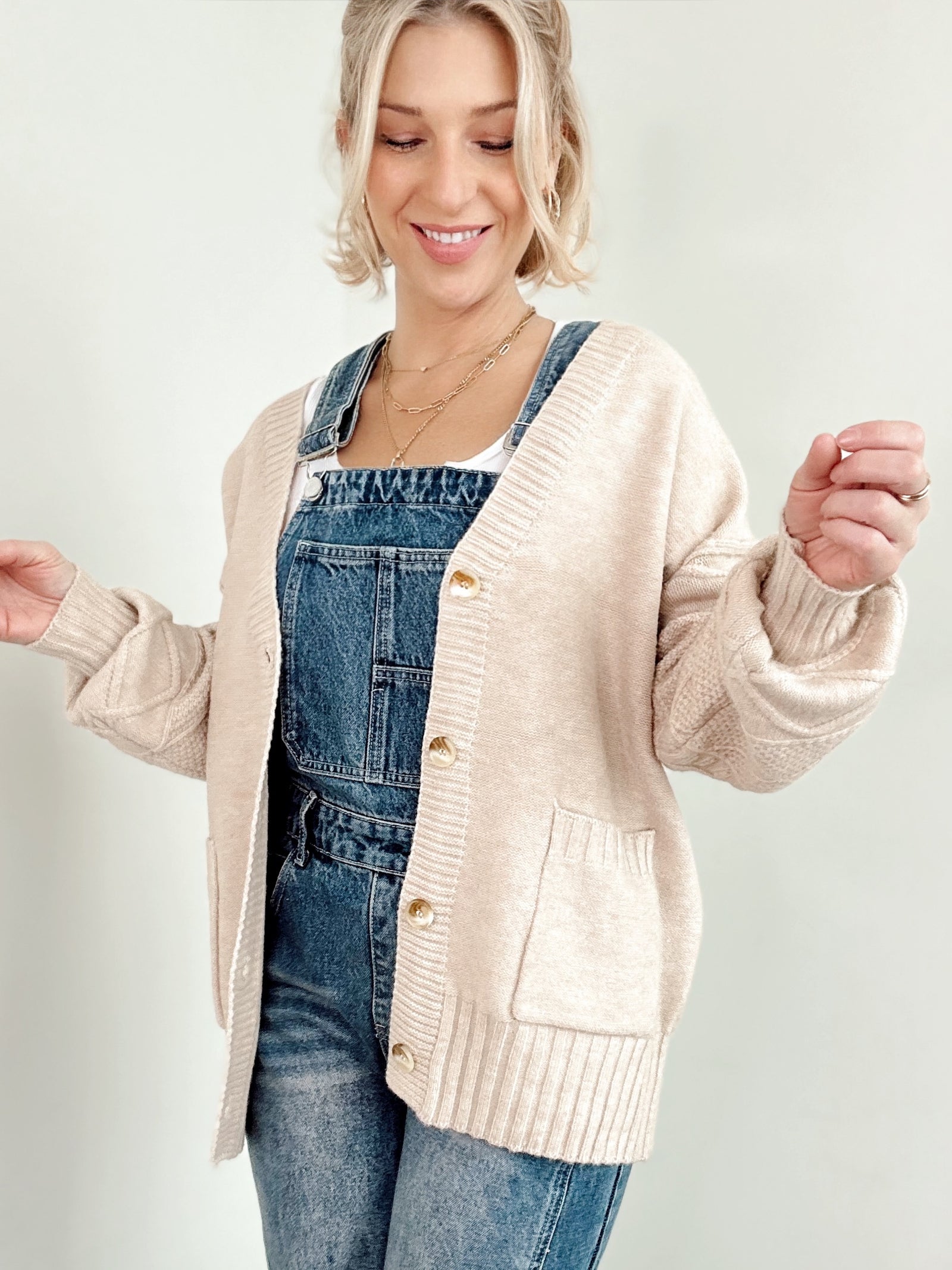 Haven Knit Cardigan Oatmeal
