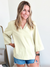 Tina Ruffled Neck Blouse Grass