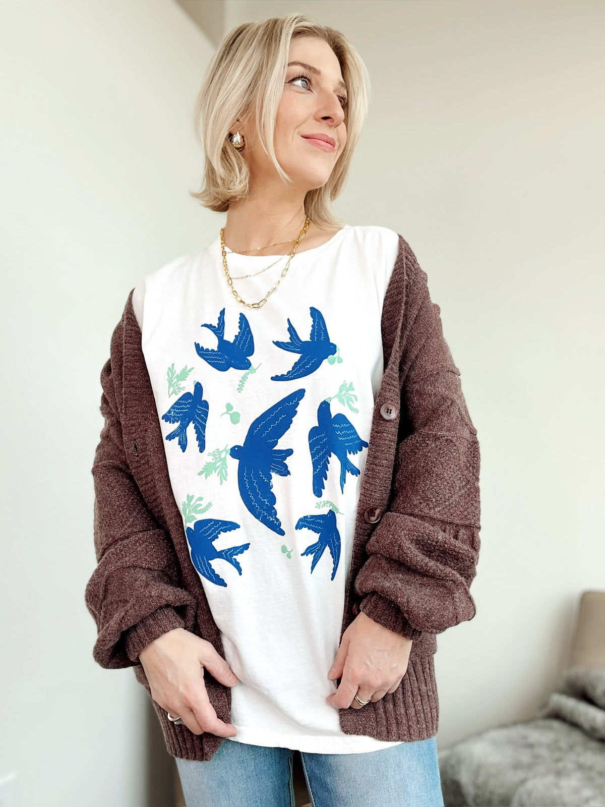 Vintage Birds Graphic Tee