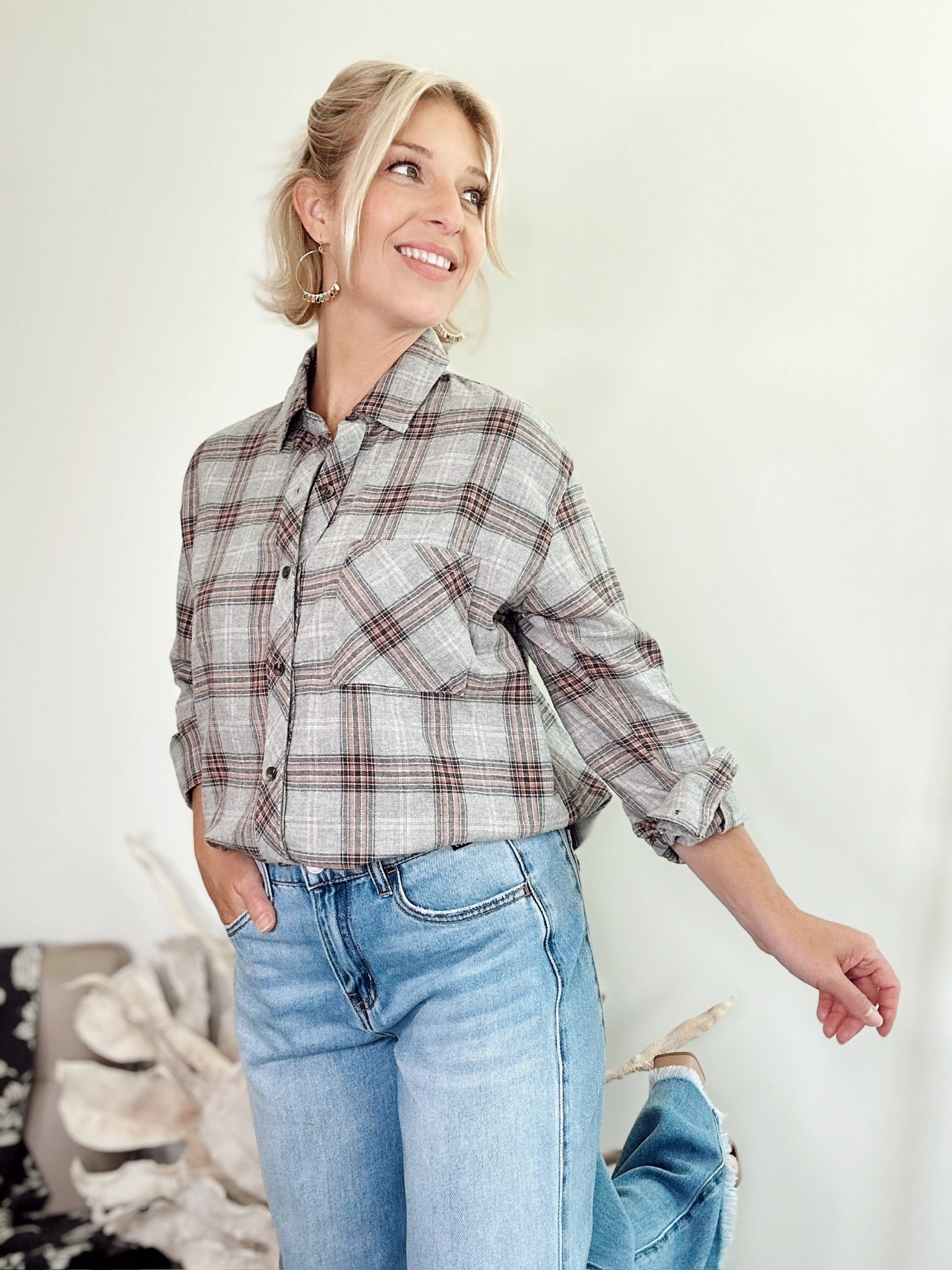 Norah Plaid Shirt