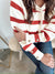 Jo Striped Sweater Cardigan