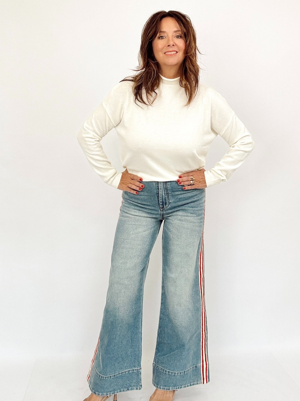 Stella Mock Neck Sweater