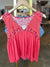 Macy Floral Top Peach Echo