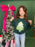 Glitter Tree Sweatshirt Green