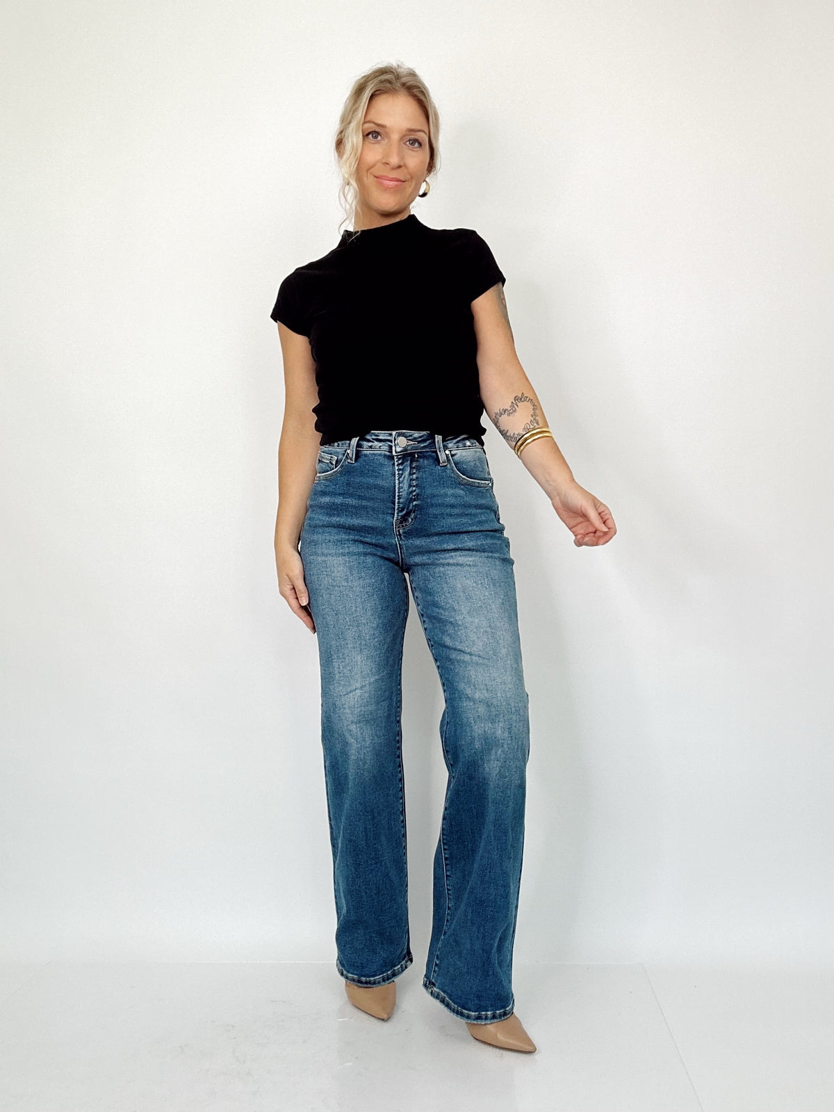 Lexi Tummy Control High Rise Straight Jeans