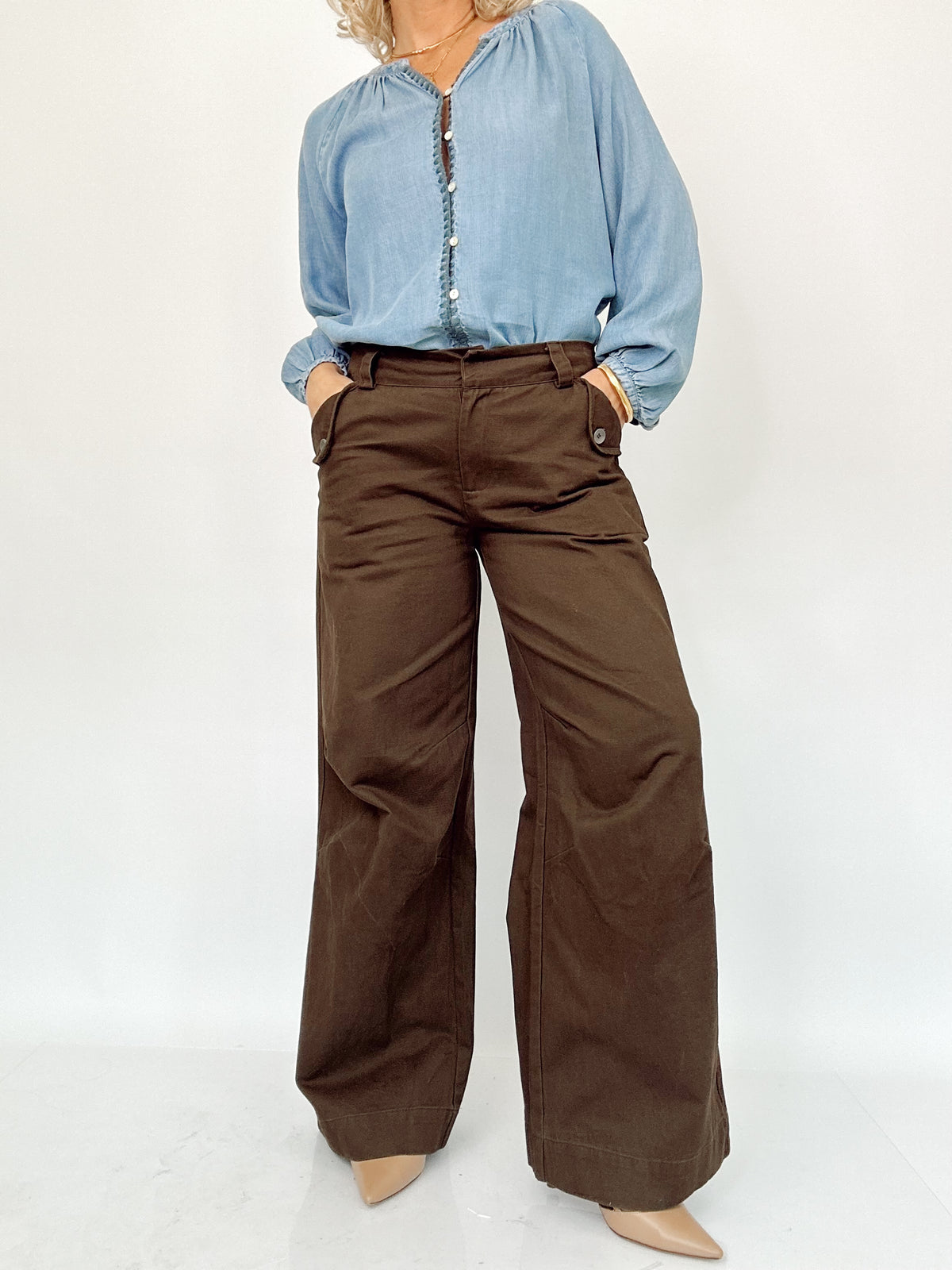 Karla Wide Leg Cargo Pants