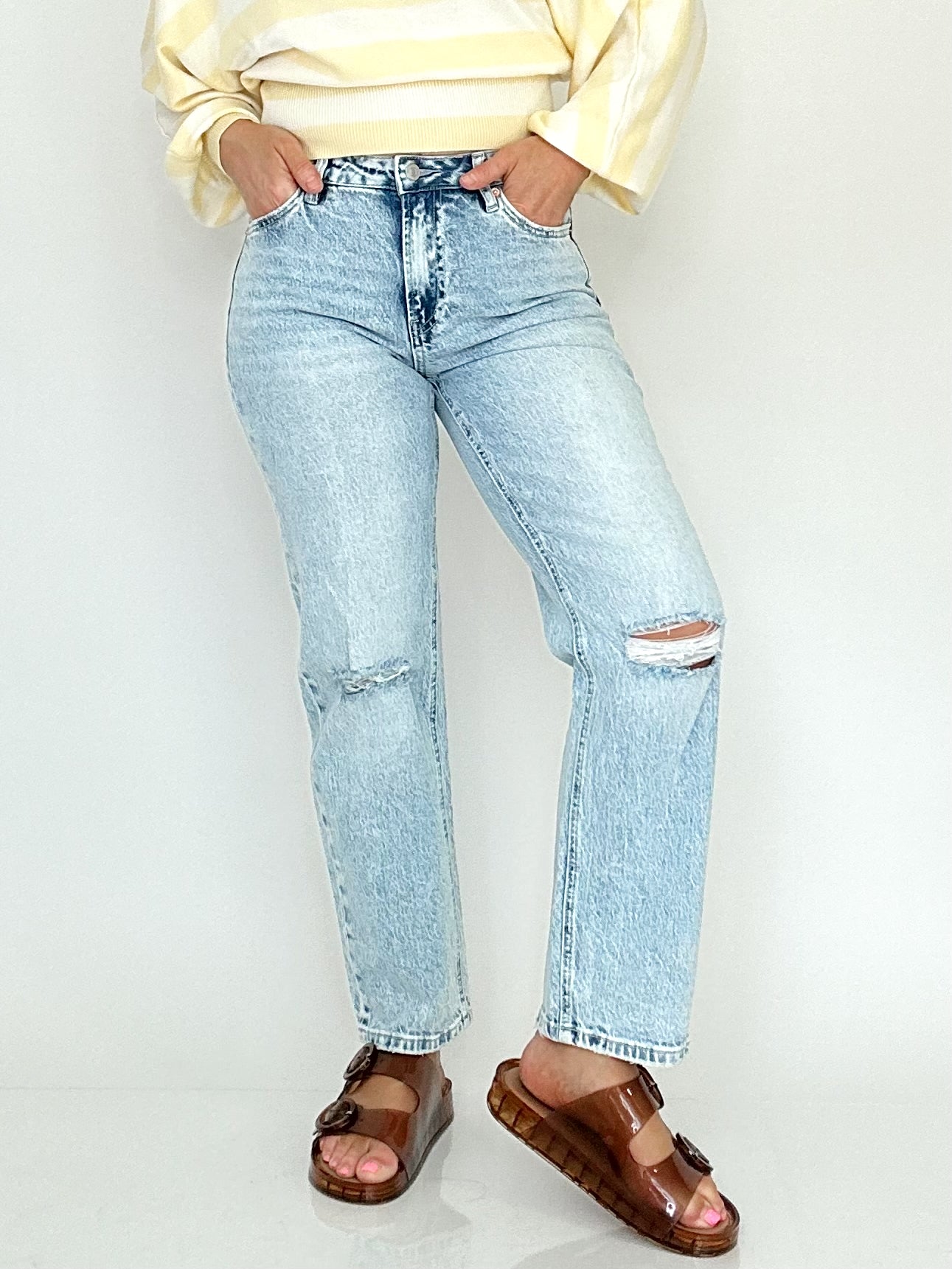 Tina Rigid Straight Leg