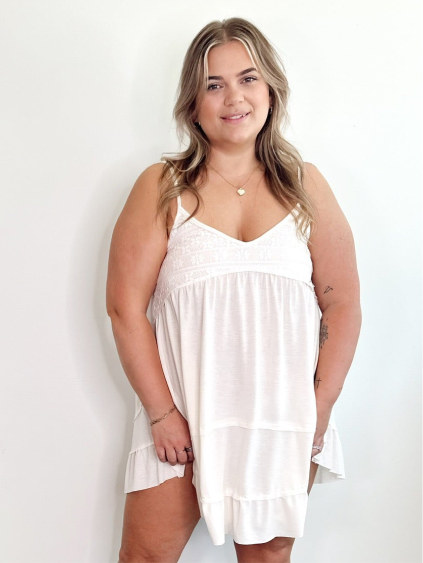 Margo Mini Dress Vanilla