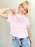 Lulu Mock Neck Sweater Icy Blush