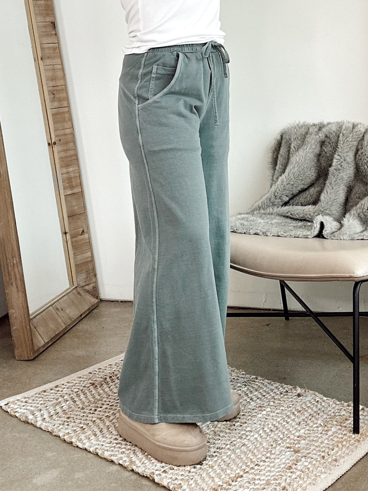 Lucy Terry Pants Ash Jade