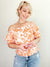 Allison Off Shoulder Top Blush/Orange