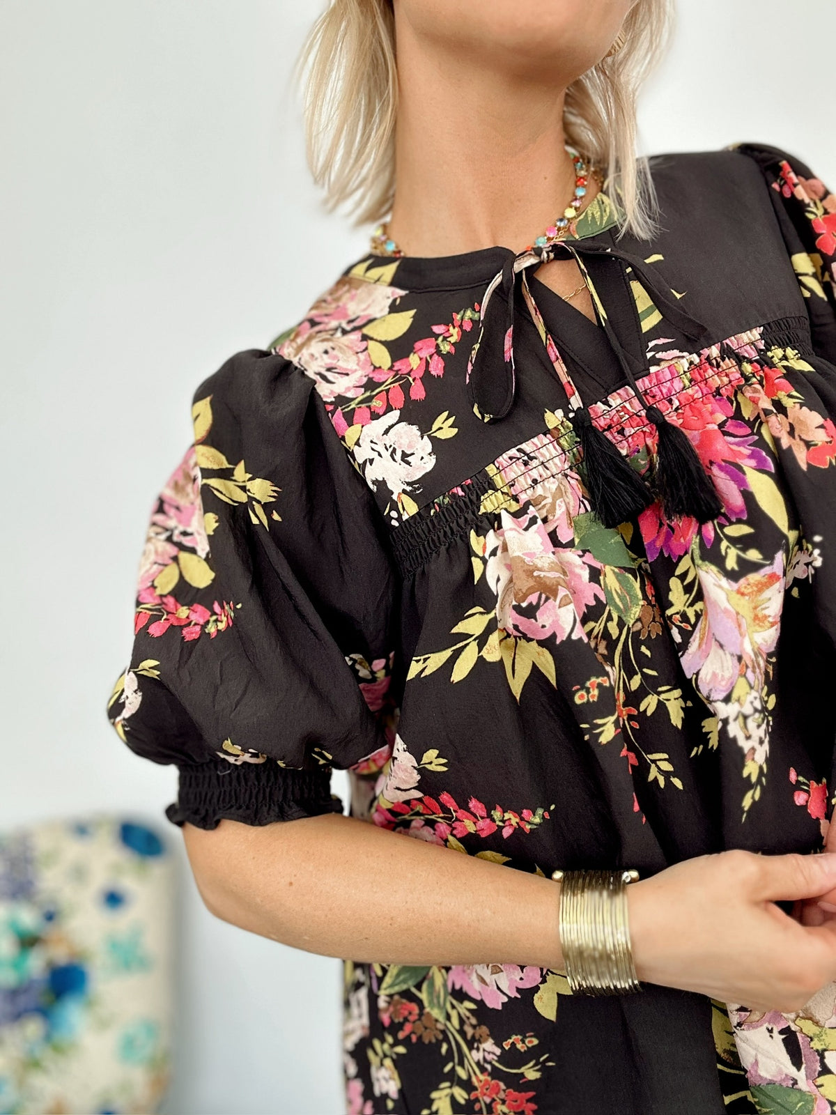 Mandy Floral Print Blouse
