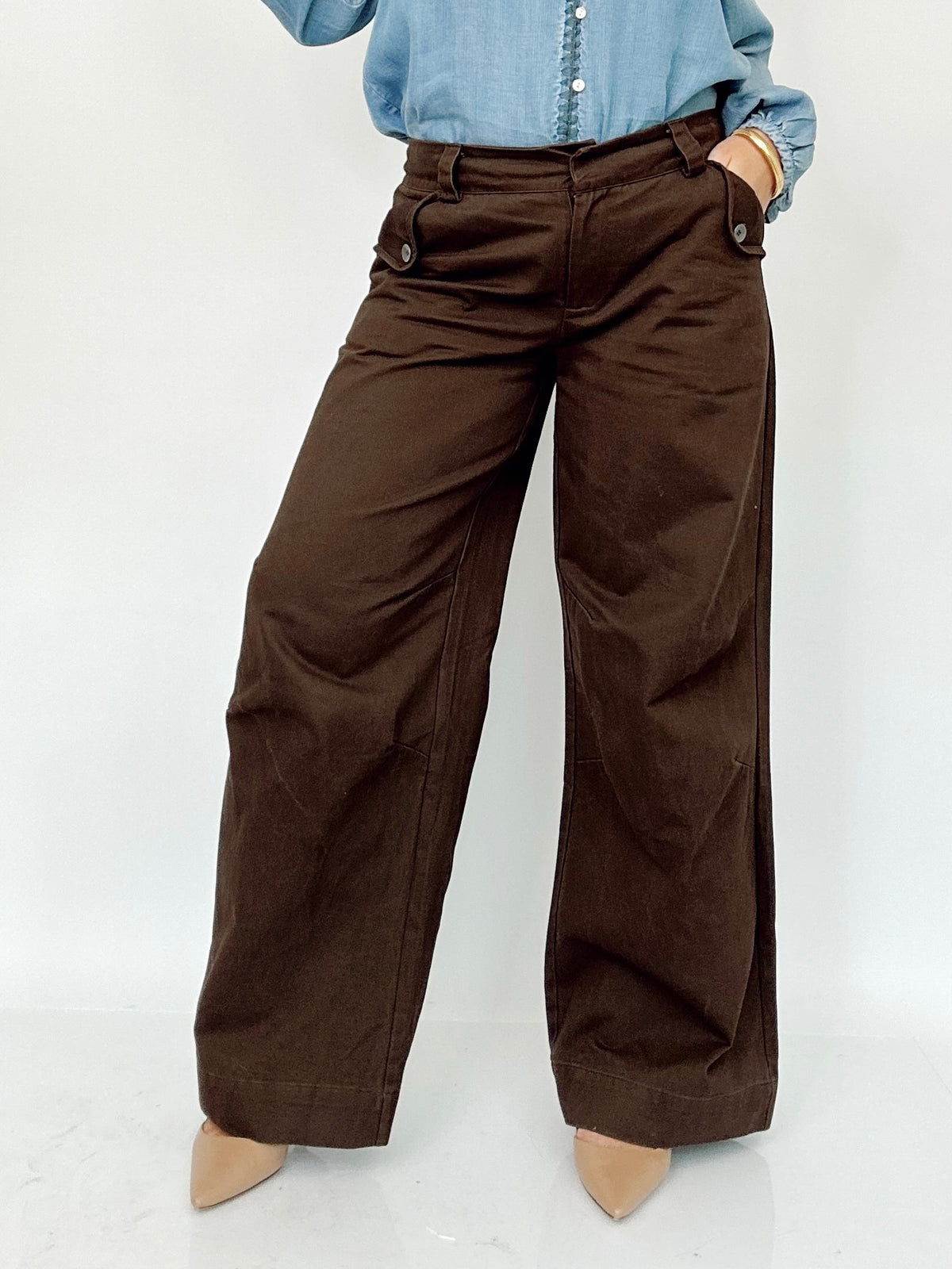 Karla Wide Leg Cargo Pants