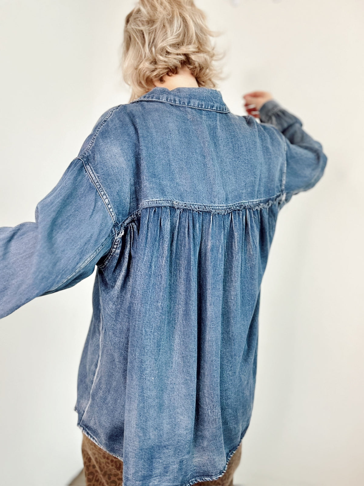 Abigail Chambray Shirt