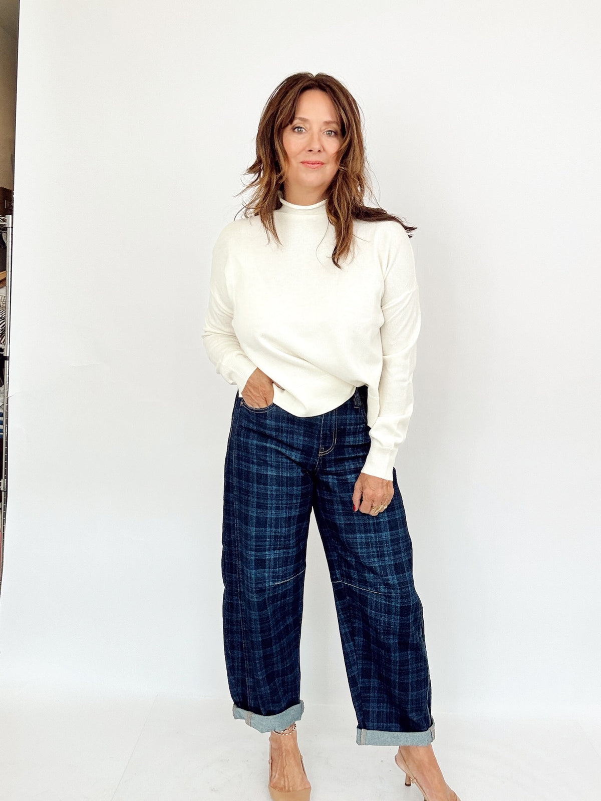 Stella Mock Neck Sweater