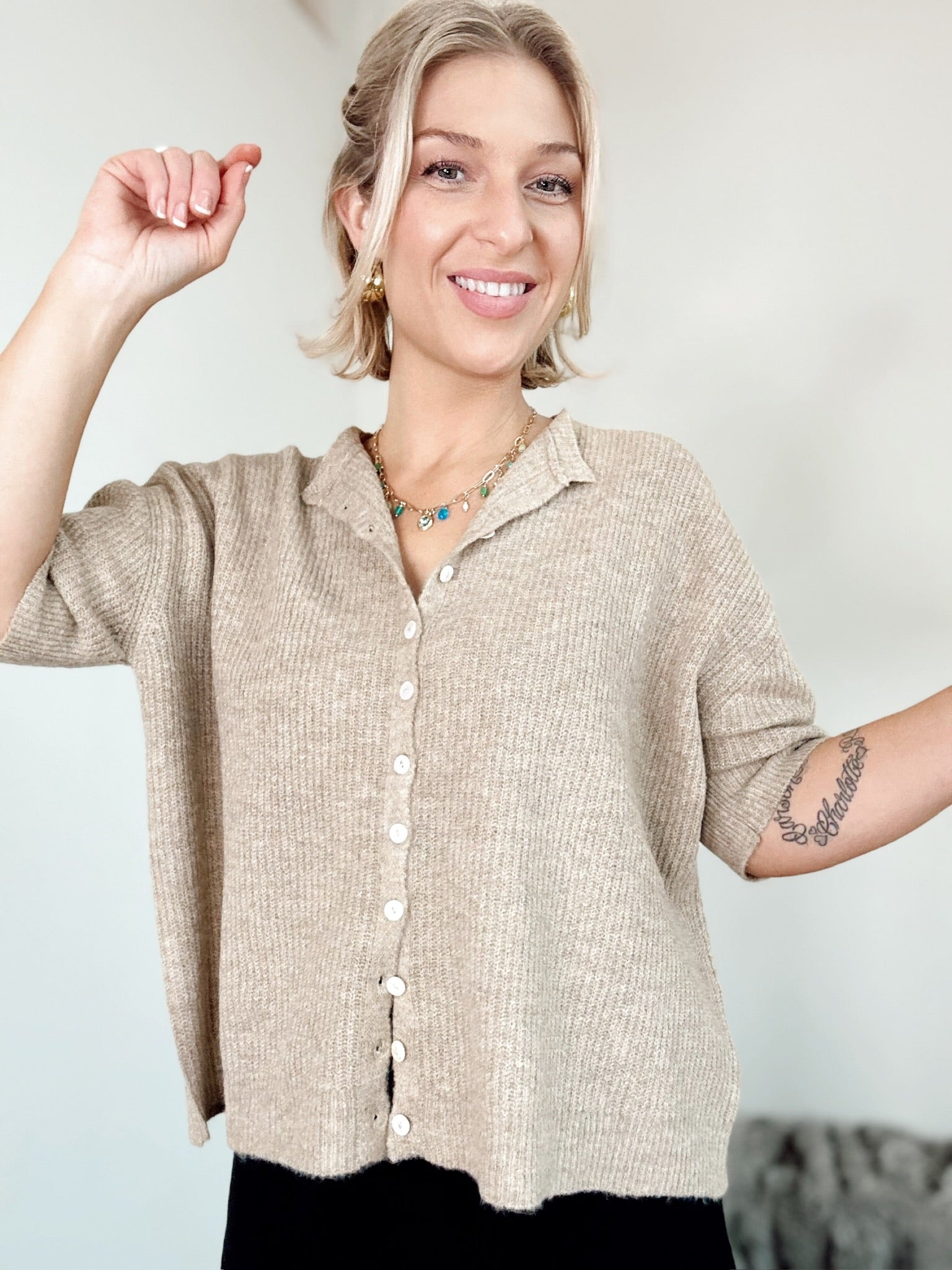 Cherie Cardigan Latte