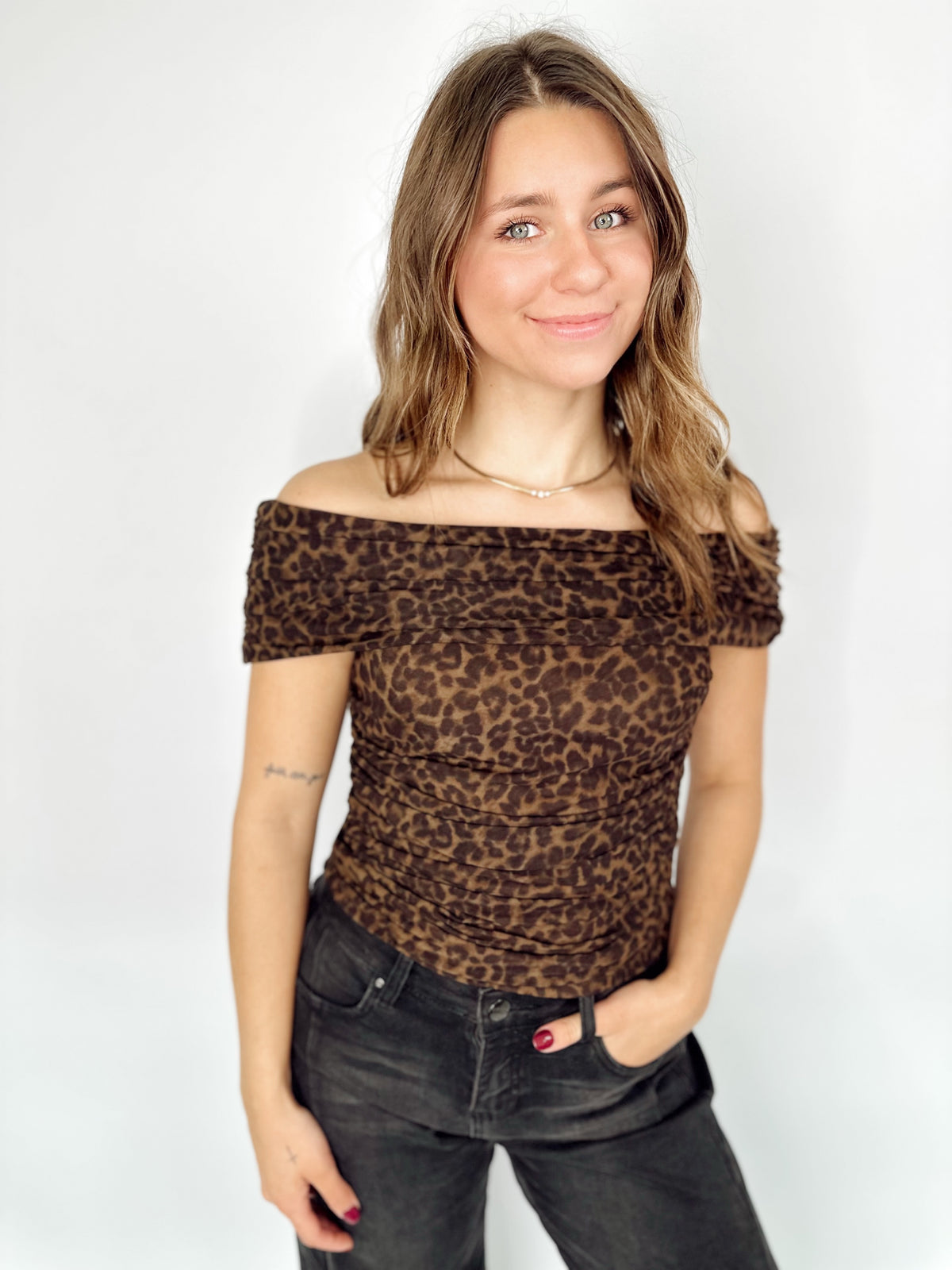 Myka Animal Print Top