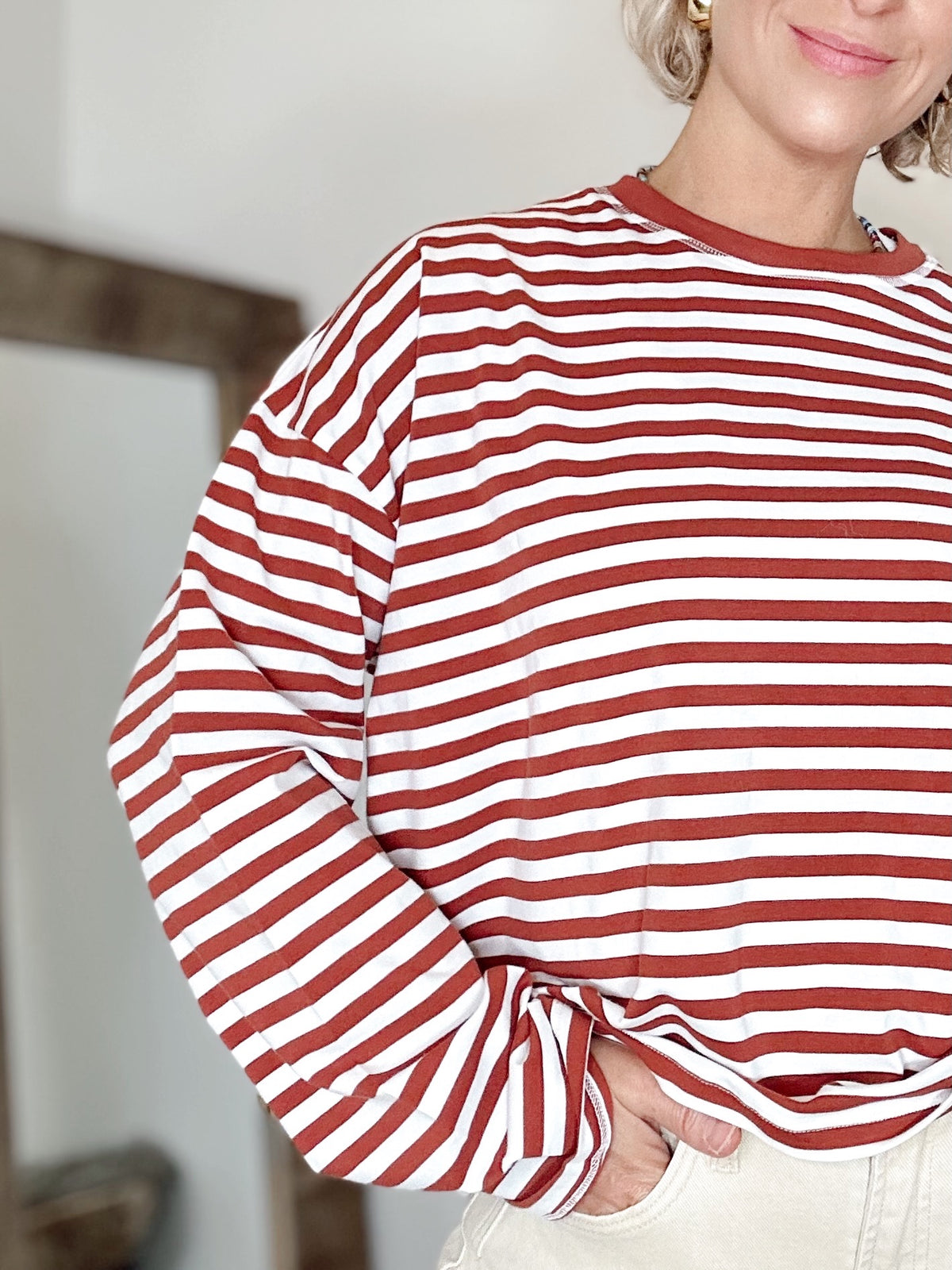 Erin Long Sleeve Striped Top