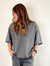 Kit Mineral Washed Terry Knit Top