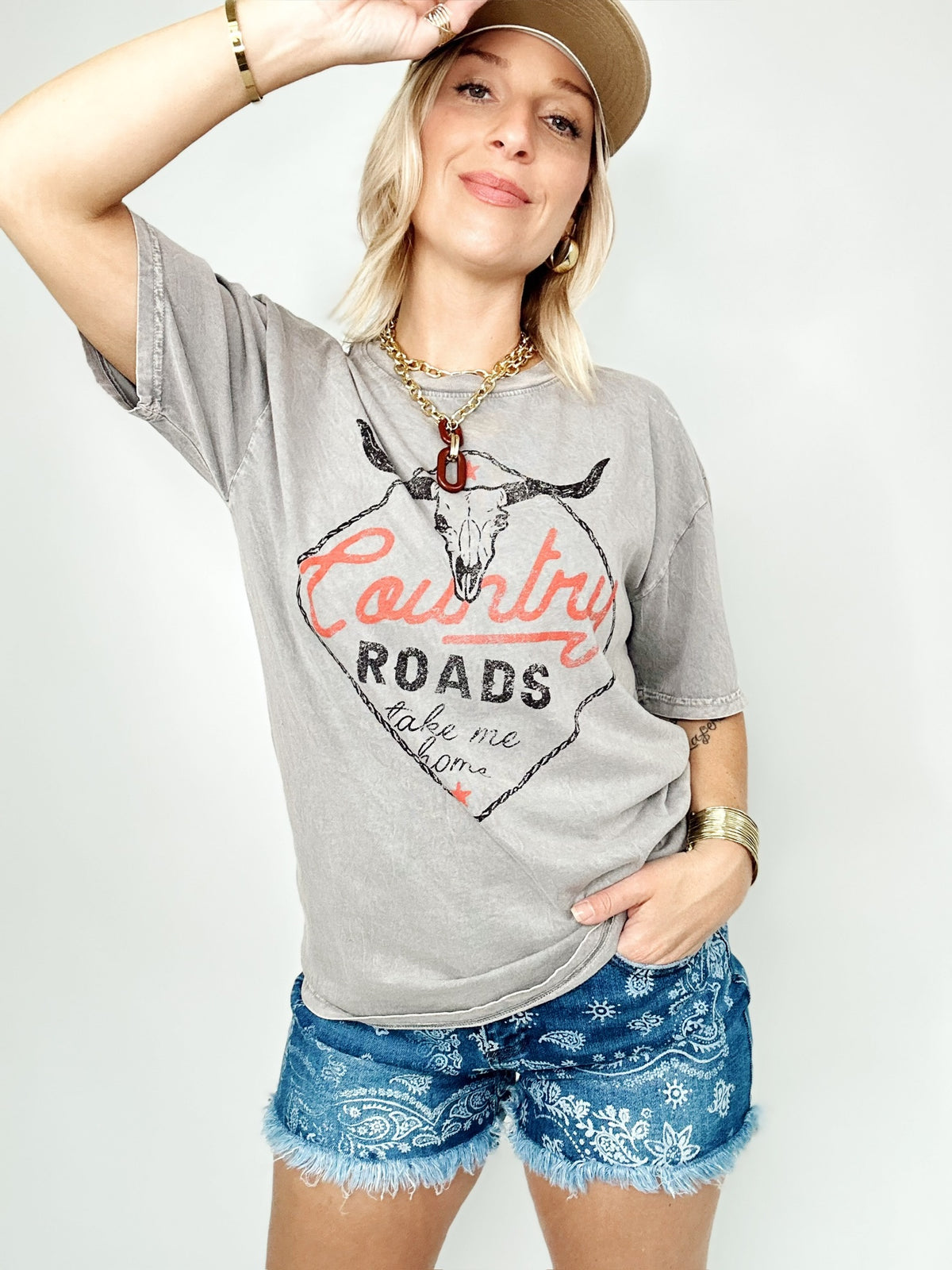 Country Roads Take Me Home Grey