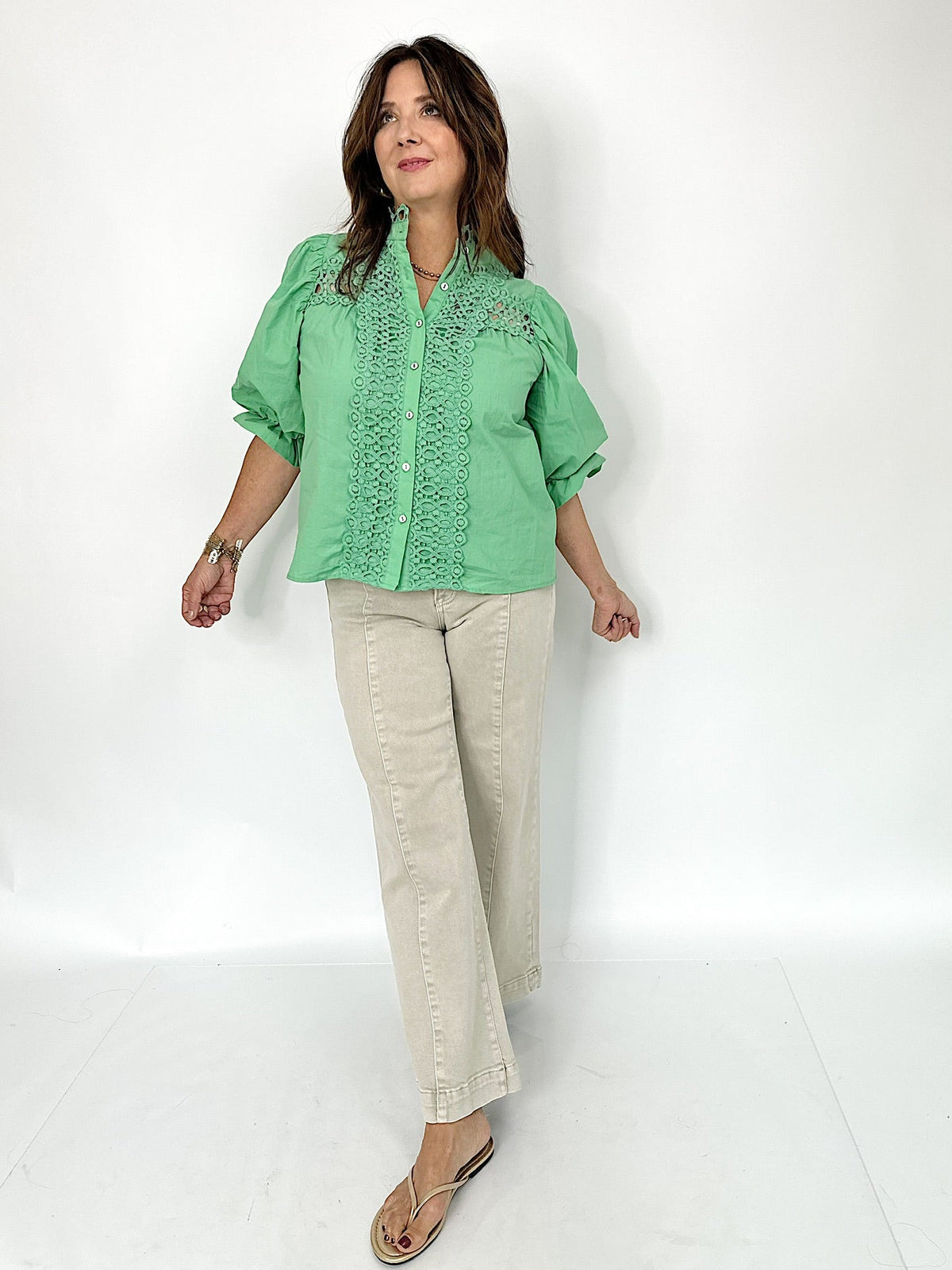 Chandler Blouse Mint