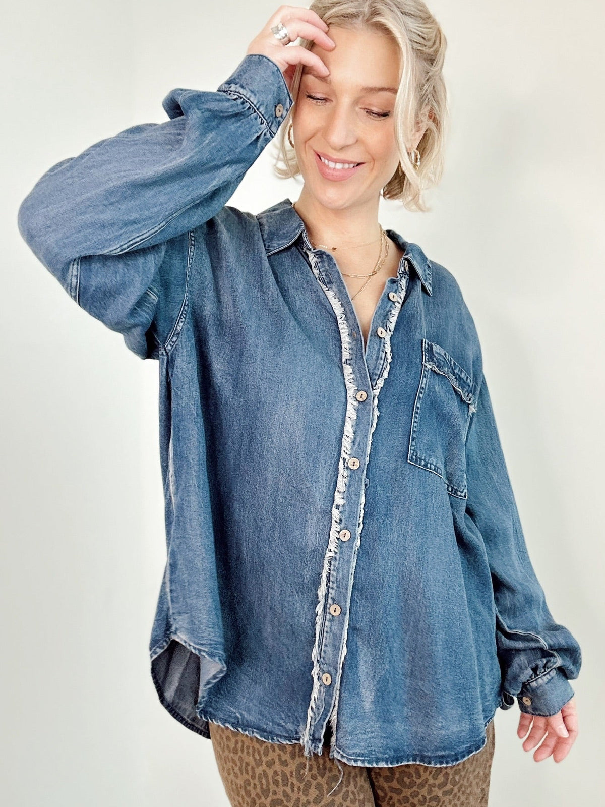 Abigail Chambray Shirt