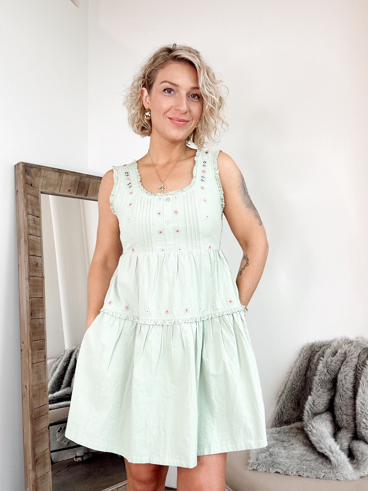 Judy Mini Tiered Dress