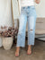 Nina High Rise Distressed Crop Jeans