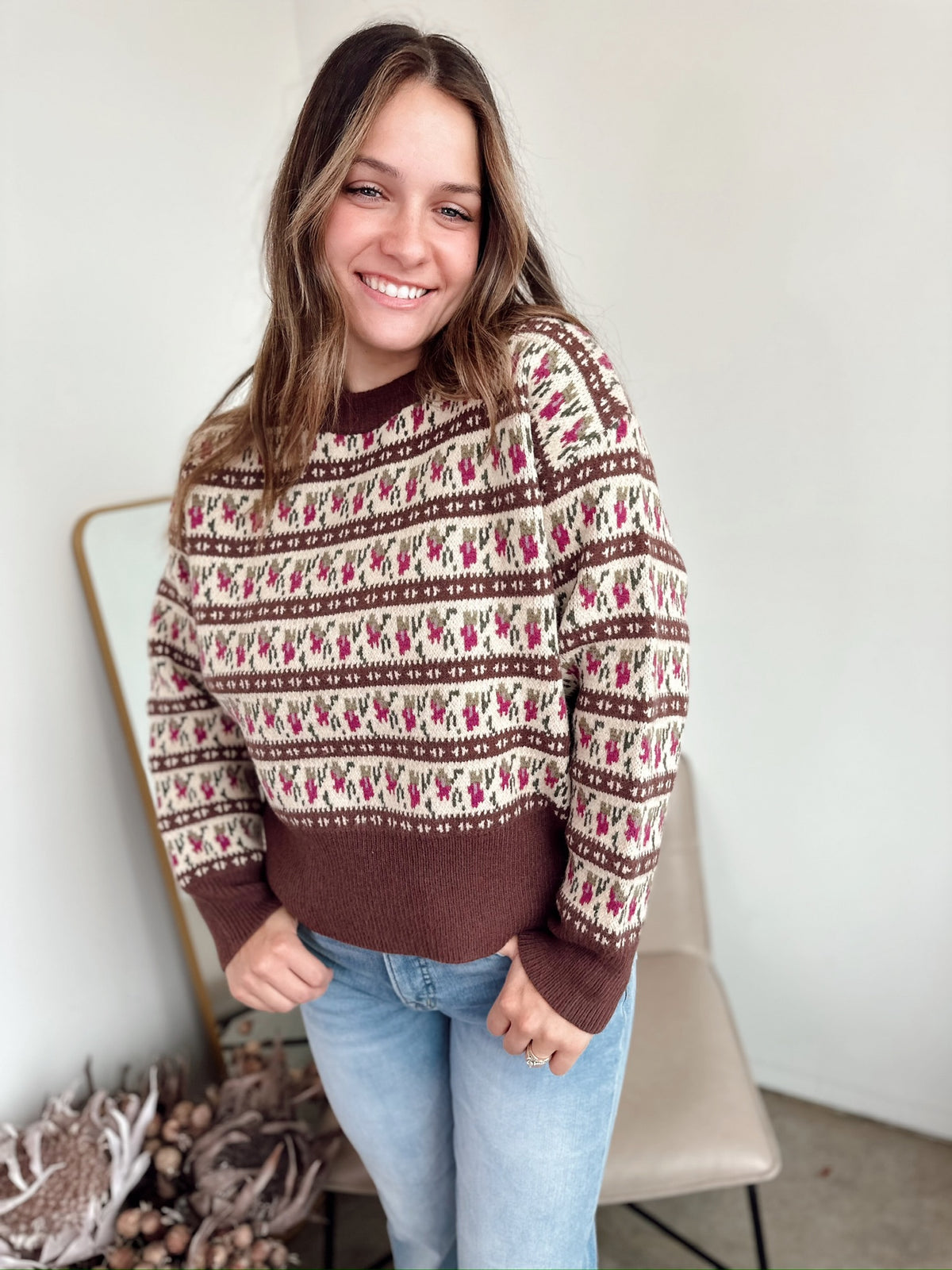 Sable Knit Sweater Mocha