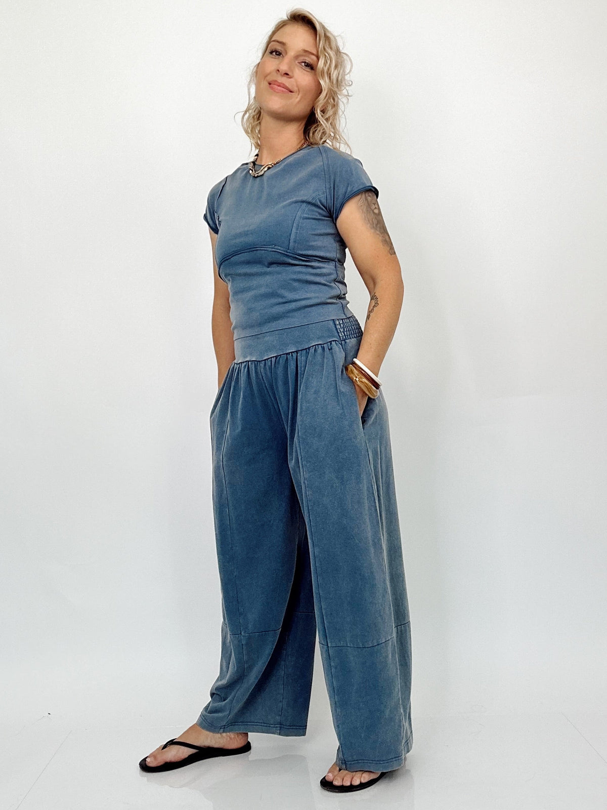 Cora Set Denim