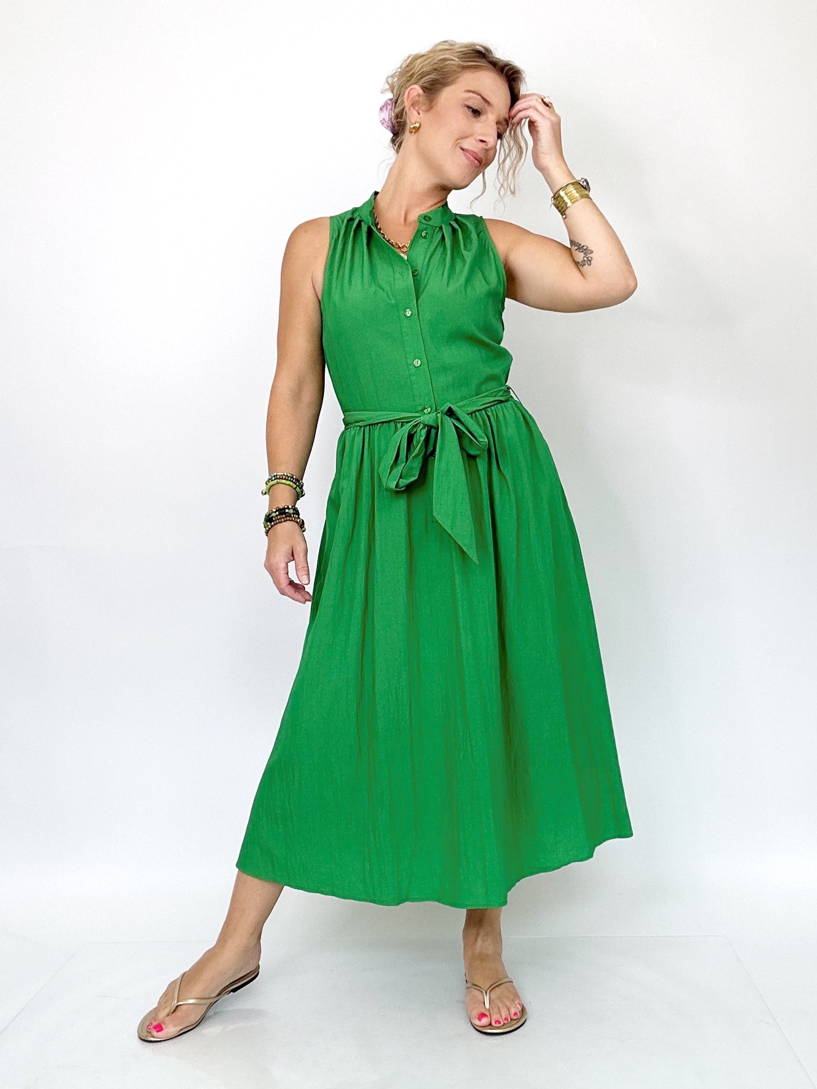 Mallory Maxi Shirt Dress