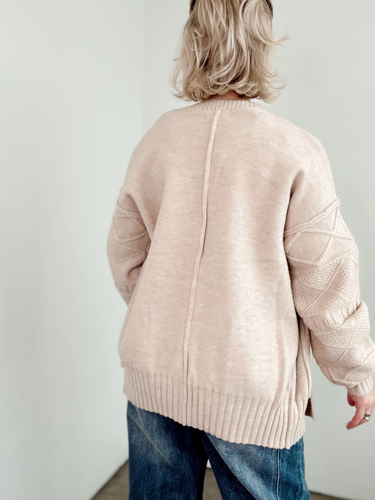 Haven Knit Cardigan Oatmeal