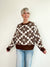 Jillian Flower Pattern Sweater