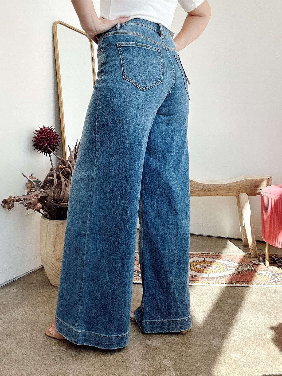 Maela High Wide Leg Slouchy Jeans