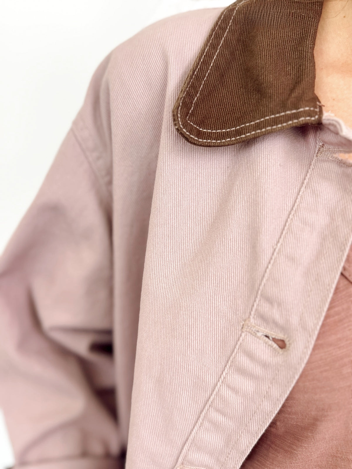 Elsie Utility Barn Jacket Mauve