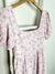 Kacie Floral Lace Trim Mini Dress