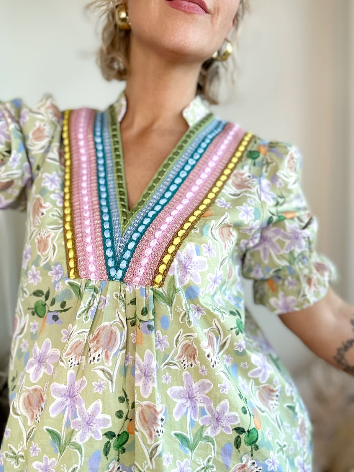 Adalie Floral Print Blouse