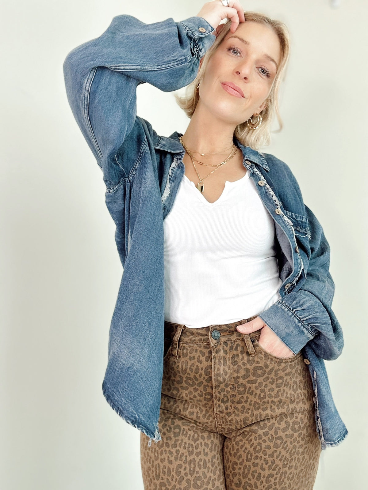 Abigail Chambray Shirt