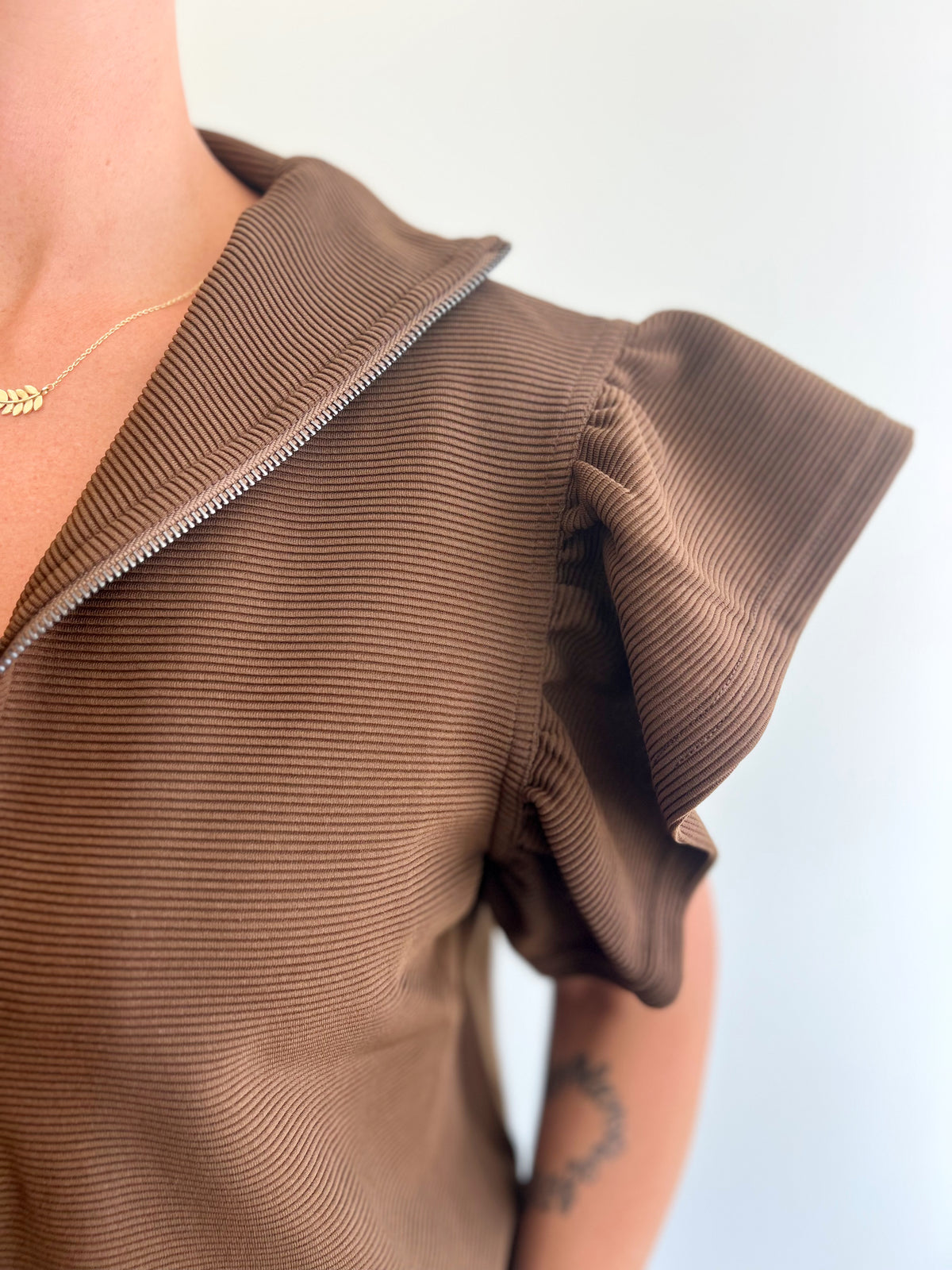 Sasha 2 PC Pant Set, Brown