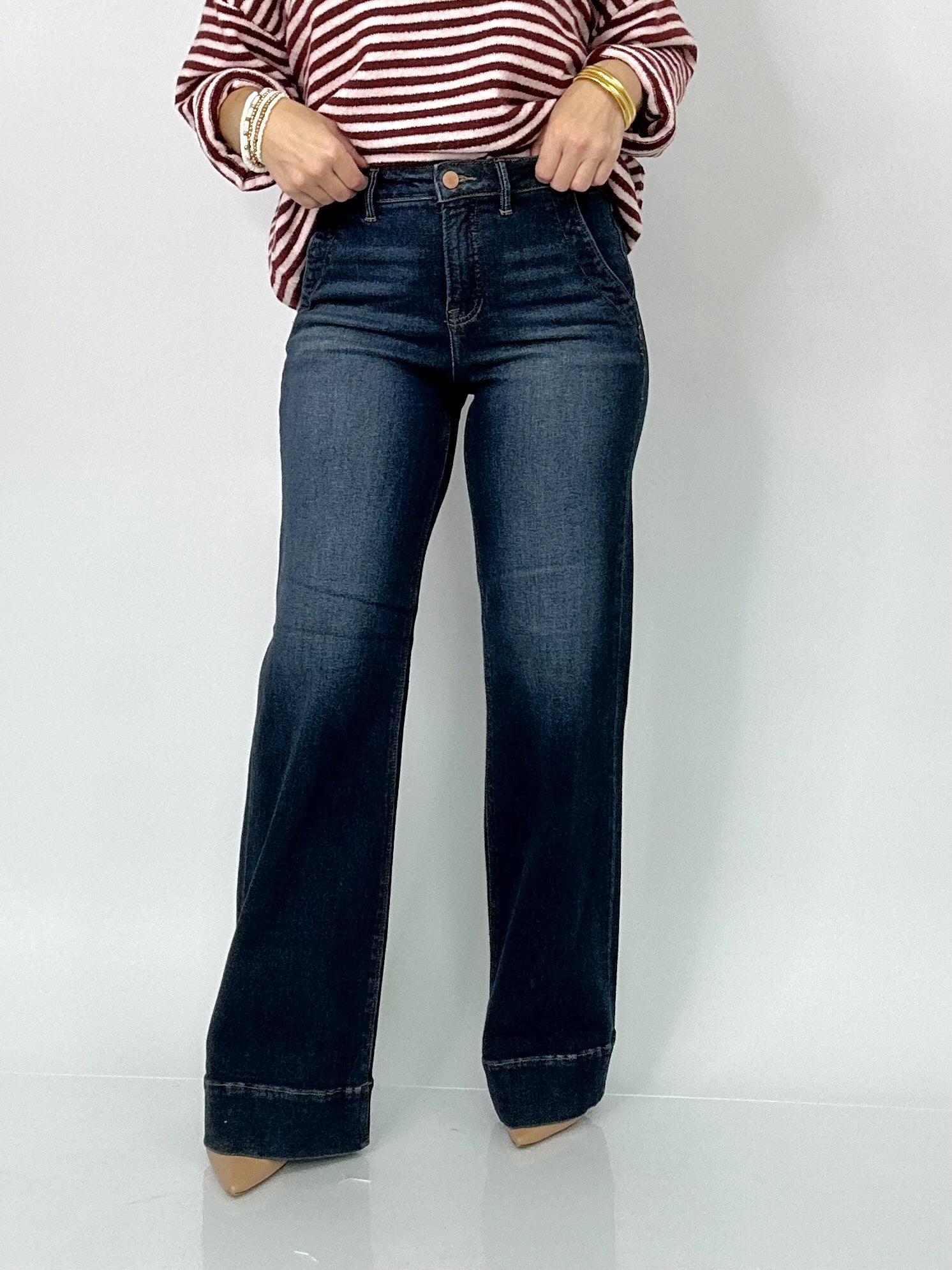 Darcy High Rise Wide Flare Jeans