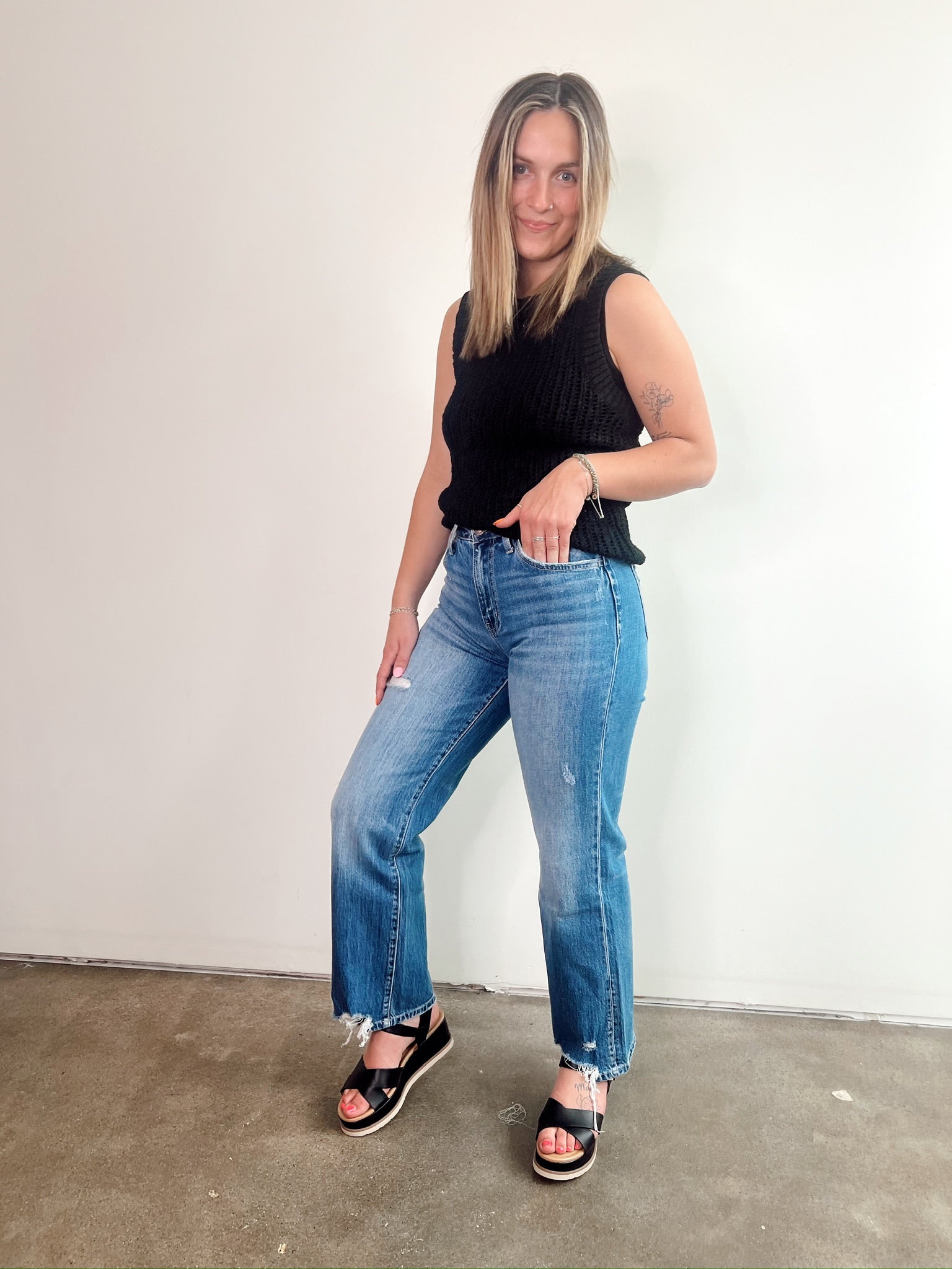 Morgan High Rise Dad Jeans