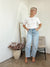 Skye Mid Rise Crop Barrel Jeans