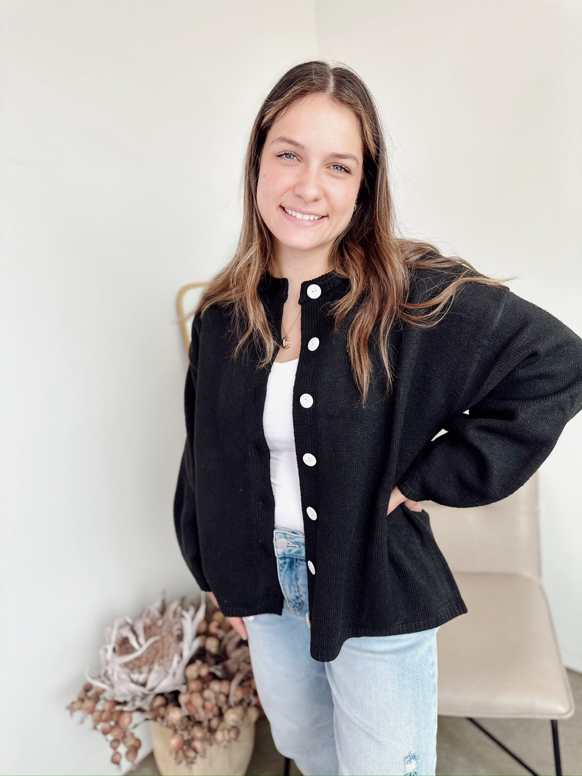 Juniper Cardigan Black