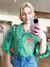 Eden Printed Top Green
