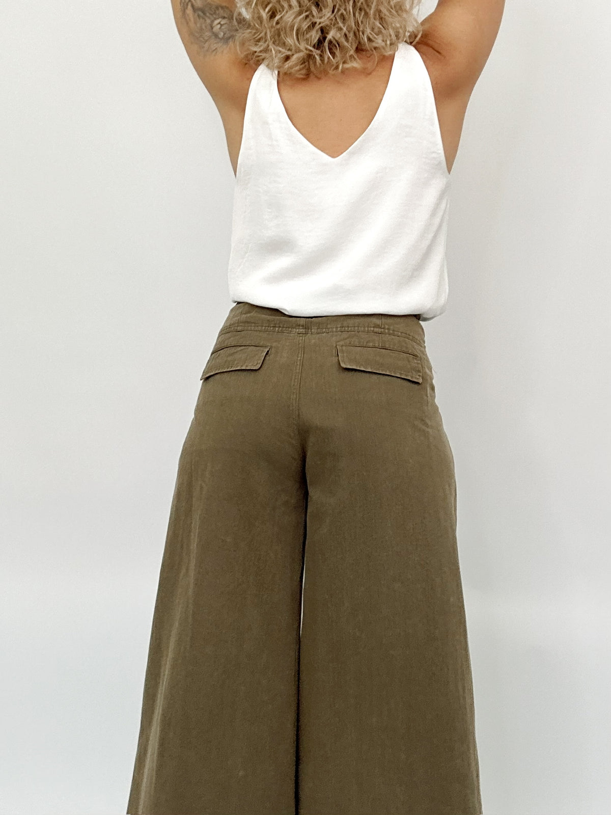 Alex Palazzo Pants Olive