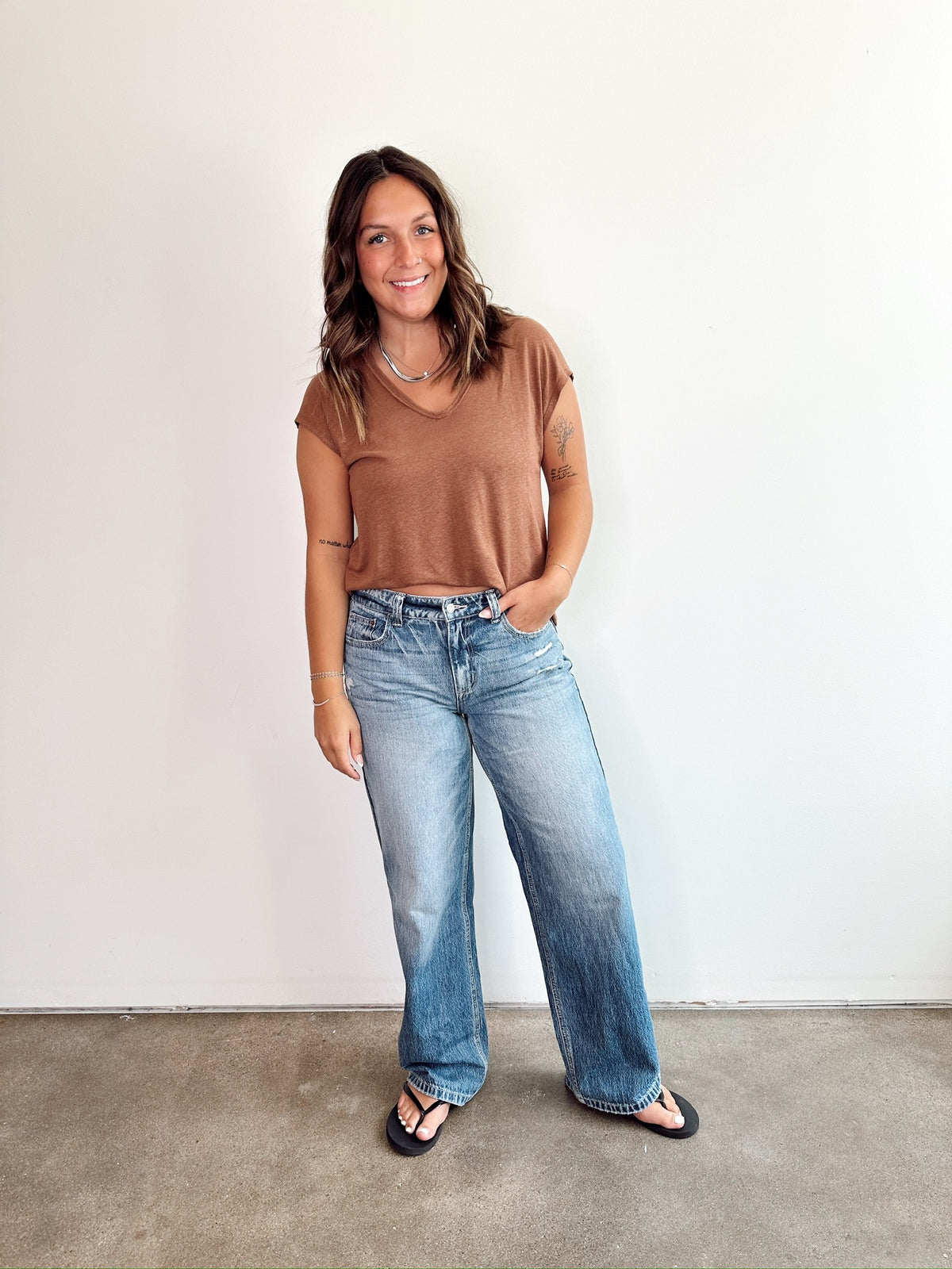 Emilia Low Rise Baggy Jeans